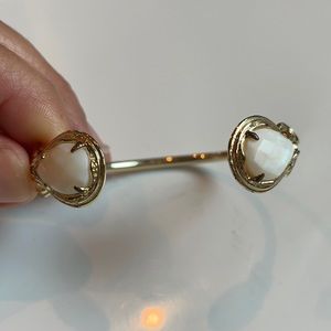Kendra Scott Gold bracelet with white